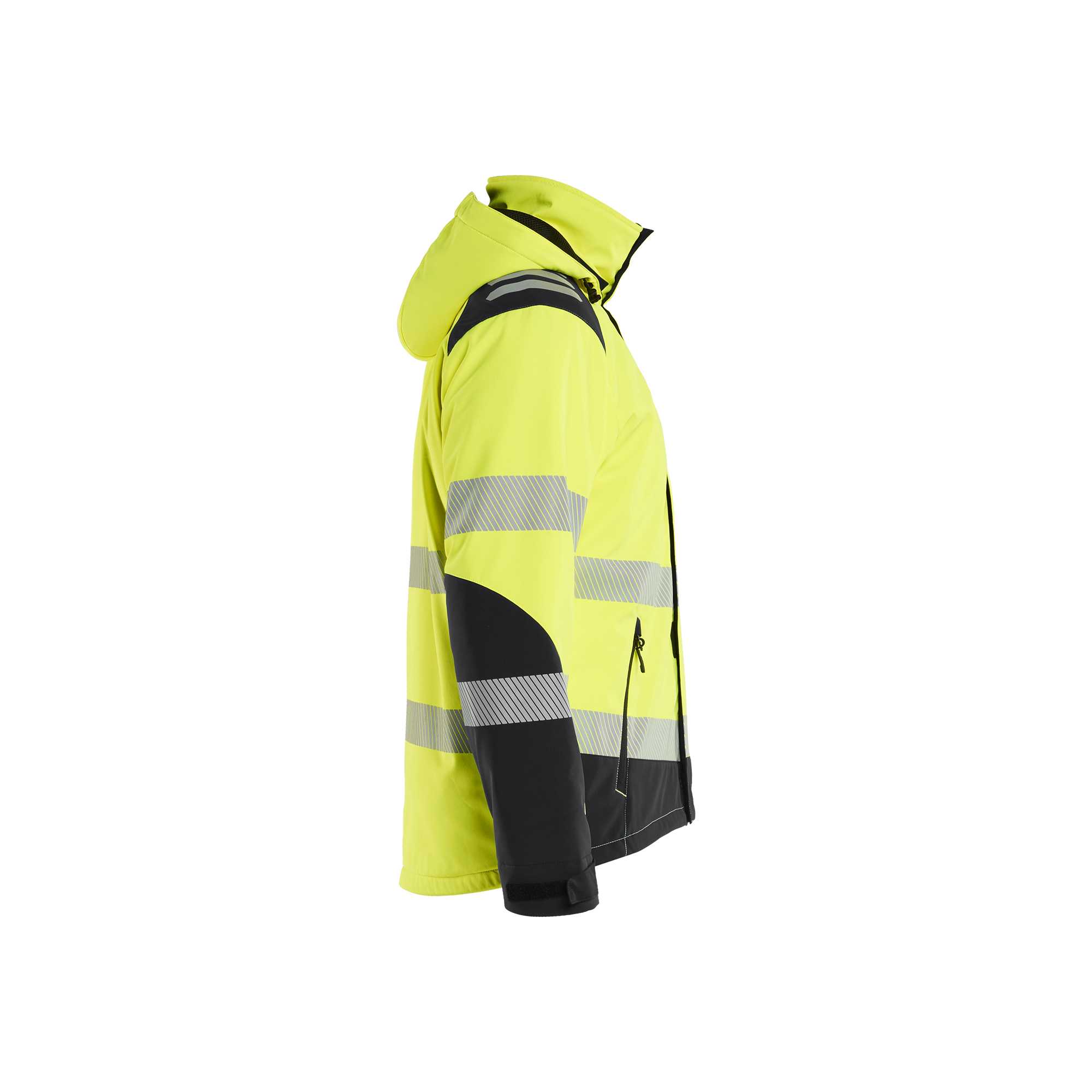 BLAKLADER 44002513 Hi vis Lightweight lined Winter Softshell Jacket Work Jacket MEN - Waterproof